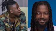 Photo emerges of a 'crying' Stonebwoy holding onto Samini's hand