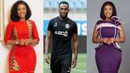 Photo of Serwaa Amihere and Michael Essien holding each other by the waist surfaces on the internet