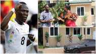 Ghanaian footballer Agyemang-Badu gives netizens a mini tour of his lovely home in Ghana