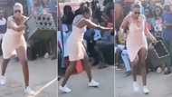 The lady and the crate: New dance sensation attains massive reactions online