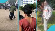 UPSA student cries out after school authorities sack her over improper dressing: "I missed my IA"
