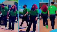 Evangelist Mama Pat and husband step out in matching outfits, walk majestically in public