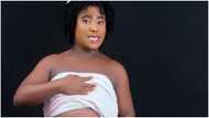 Ghanaian actor EB Forson trends with his pregnancy photos on his birthday, Stephanie Benson congratulates him