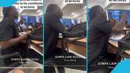 Stonebwoy rattles impeccable English during lectures at GIMPA, video stirs reactions