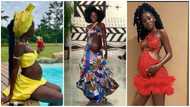 Maternity Styles: Hamamat Montia looks ethereal in African print style at New York Fashion Week with baby bump