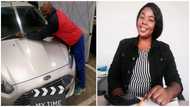 I am so blessed to be the 1st; lady celebrates being the first in her family to buy car & graduate from school