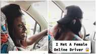 Ghanaian man stunned after realizing driver of hailing ride he ordered is a lady