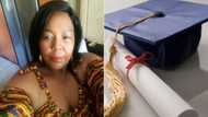 It's never too late: 50-year-old hardworking woman celebrates finally becoming a graduate