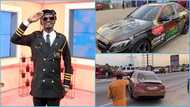 Lil Win: Video of actor driving his Benz prior to the incident pops up, Ghanaians react