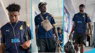 Monaco’s Salisu Mohammed arrives at Ghana camp with GH¢360,000 Hermès bags styled with Labubu