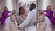 Go and be a good wife - Kojo Jones' wife's mother blesses her in emotional video