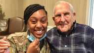 WWII Veteran soldier meets military lady who wrote him thank you letter 12 years ago when she was 9