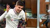 See video everyone is talking about of Chelsea star and his mother showing amazing football skills in the kitchen