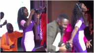 Young lady breaks down as boyfriend proposes while she was recording video in church