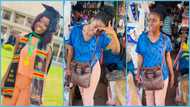 KNUST graduate opens up on realities of life as she turns market trader: "Degree in Linguistics"