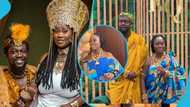 Ghanaian actor Eddie Nartey's new wife is trending with her gorgeous look for their lavish wedding after the death of his first wife