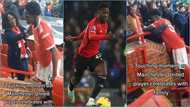 Koobie Mainoo bonds with Ghanaian family after Man United game, mum sheds tears