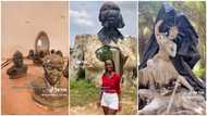 Lady shares video of Gyamadudu Museum in the Ashanti Region which many did not know existed