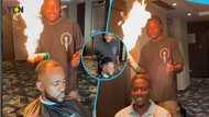 Ghanaians blast Ivorian barber who used fire to shape Jordan Ayew and Salisu's hair after losing to Cape Verde