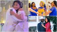 Ghanaian groom steals the show with his sparkling white suit designed with gold rhinestones