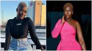 Fella Makafui: Gorgeous actress slays in vintage jeans and crop top, many gush over her infectious beauty