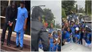 Homecoming: Mammoth crowd troop out to welcome Burna Boy as he visits home after Grammy win