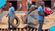 Family surprises Ghanaian spare parts dealer on his birthday at his workplace