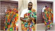 Kojo Jones: Ghanaian Millionaire Shows Off Rich Ghanaian Culture; Slays In Elegant Kente Cloth