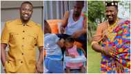 Adorable video of John Dumelo's 'secret' daughter pops up for the 1st time, father braids her hair