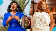 Gloria Sarfo looks magnificent in a 60s-inspired gown at Bills Credit's lavish birthday party