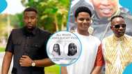 John Dumelo attends Justine Agbenu's funeral, advocates for speed ramps in constituency in video