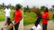 See how this man uses a broom to catch a thief (photo, video)