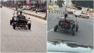 Man captured driving self-made car; says he also made a drone (Video)