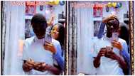Pretty Ghanaian lady gushes after boyfriend buys her iPhone 13 pro max; Video melts hearts