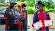 Chief Supt. Sarah Aba-Afari, the first female police Ph.D. holder in Ghana and Africa, receives two more