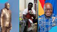 Ghanaian man who built Akufo-Addo's statue speaks for the first time: "I'm not a politician"