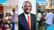 Kennedy Agyapong humbly serves his supporters breakfast at home as he celebrates his 65th birthday