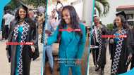 Jackie Appiah rocks a stylish pantsuit as she bags a Master's degree from Legon