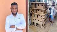 Talented Boy Who Builds Model Buildings Out of Natural Materials Goes Viral