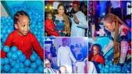 Regina Daniels shares official photos from huge birthday party as her sons clock 1 and 3 years old