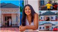 No man gave it to me! - See the mansion this woman who once begged for jobs built as she marks 31st birthday (photos)