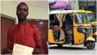 Keke driver turns instant rich man after winning GH₵50k case against police man who maltreated him