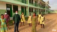 Photos drop as Okudzeto Ablakwa inspects SHS dorm started by his party in Battor