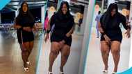 Chef Gwendoline, a lady with huge curves, displays fire legwork in video: "I’m inspired"