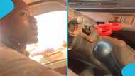 Ghanaian man uses scissors as car key, video ignites laughter: E hard oo