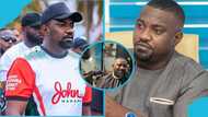 John Dumelo’s humble salon moment wins hearts as Ghanaians hail him “Future President”