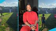 Sonnie Badu schools son on the soccer pitch as he marks his birthday, video stirs emotions