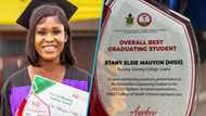 Young lady earns Best Graduating Diploma Student title at Lawra Nursing Training College, peeps hail her