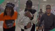 Mercy Chinwo and hubby share glimpse of their newborn baby in fun video at the airport