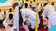 National Day for Prayer: President Mahama squats to pick elderly man's walking stick in video